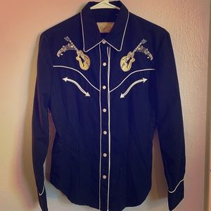 vintage western country button up
